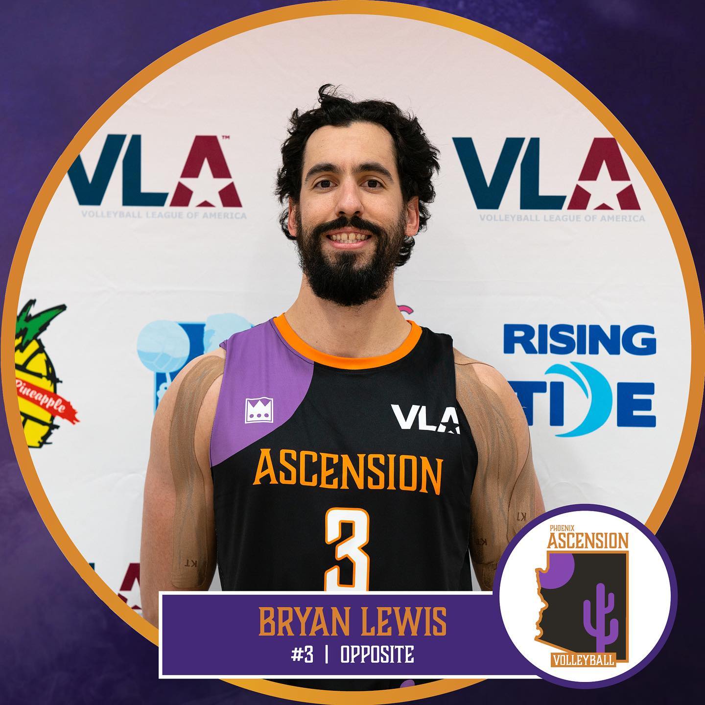 Bryan Lewis - #3 - Opposite