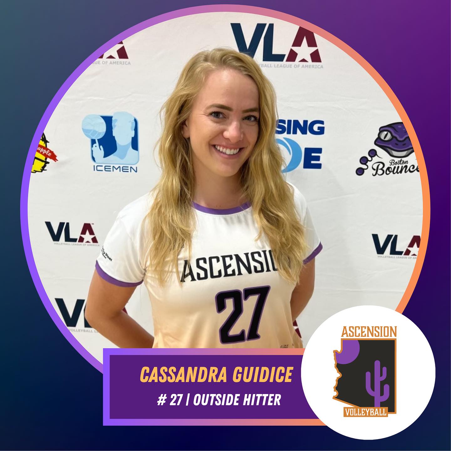 Cassandra Guidice - #27 - Outside Hitter